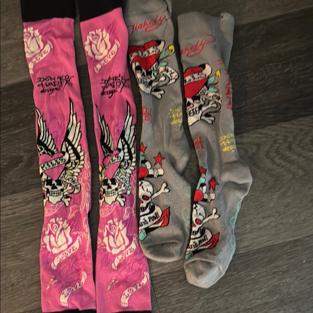 Ed Hardy Graphic Socks Set